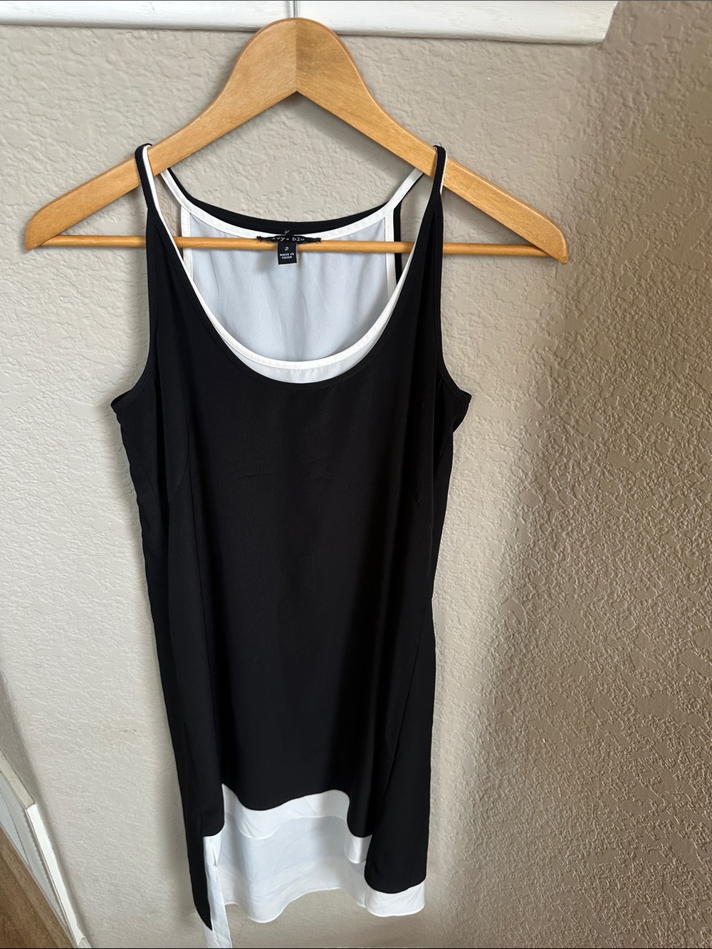 ivy + blu black slip dress Size 2